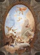 Allegory of Merit Accompanied by Nobility and Virtue Giovanni Battista Tiepolo